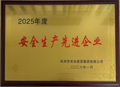 2025年度安全生产先进企业